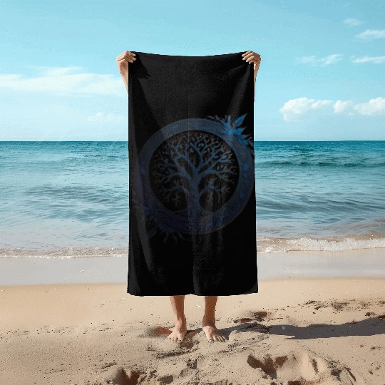 Tree of Life Beach Towels