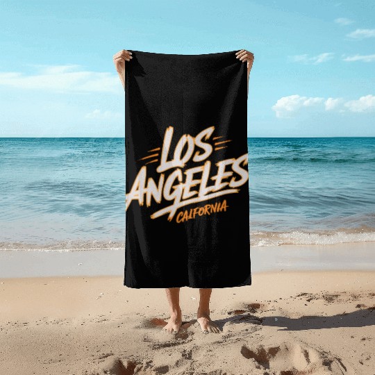 Los Angeles California Souvenir Beach Towels