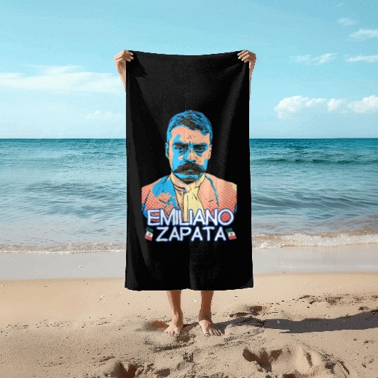 Emiliano Zapata Beach Towels