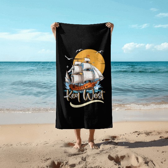KEY-WEST FLORIDA Sunshine-State Florida Keys Beach Towels