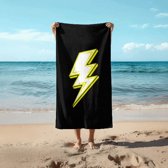 Lightning Bolt Beach Towels