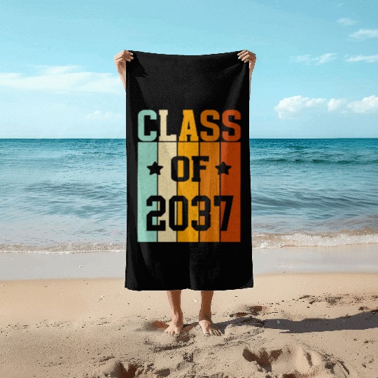 CLASS OF 2037 BACK TO SKHOOL. Beach Towels