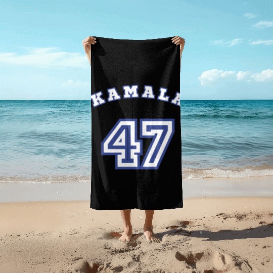 Kamala Harris 47 th President USA 2024 Election Beach Towels