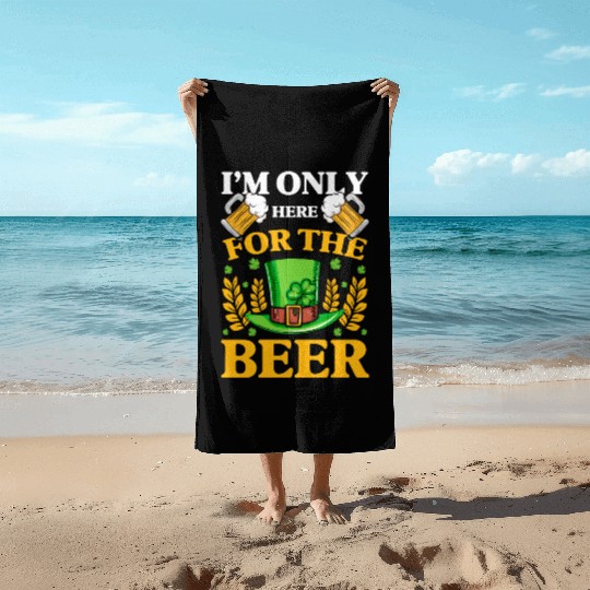 Ireland Gold Beer Beach Towels