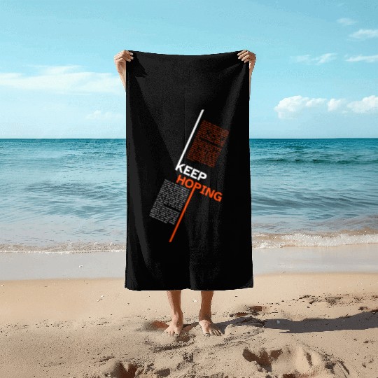 Hopeful Horizons Beach Towels