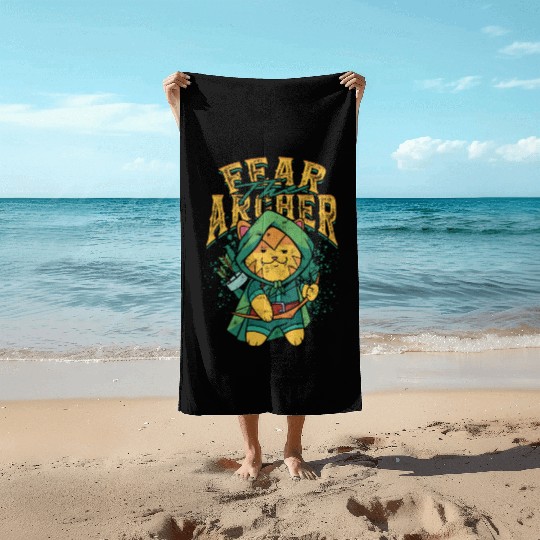 Archery Archer Fear the archer Beach Towels
