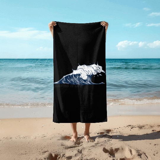 Surfing is LIFE Beach Towels