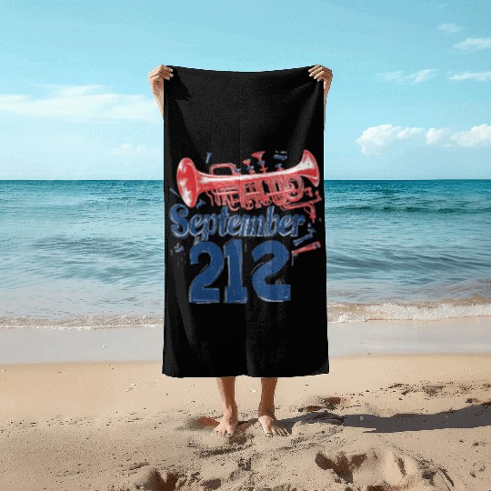 21 September Belize Independence day on Beach Towels