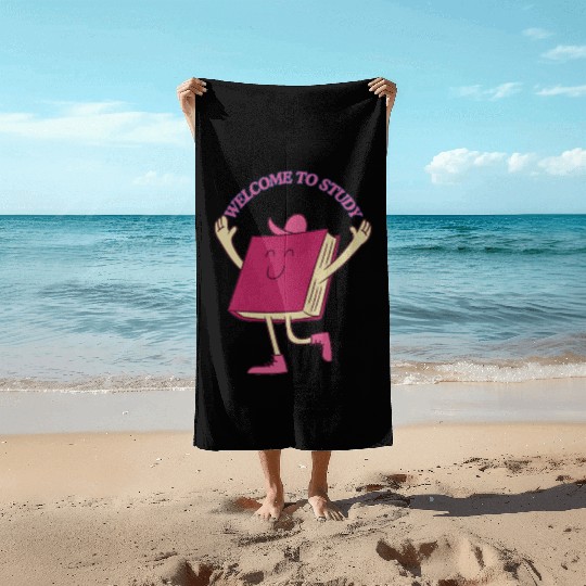 Welcome to study:unlock knowledge,inspire growth. Beach Towels