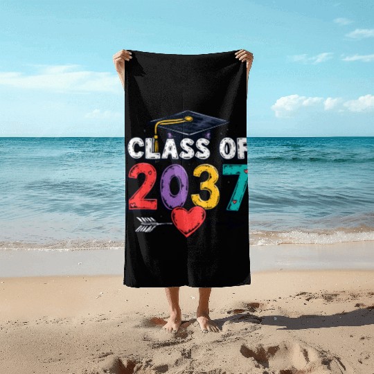 Celebrating the Class of 2037: A Colorful Future Beach Towels