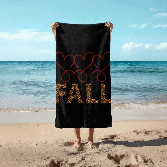 Fall Vibes Designs Beach Towels