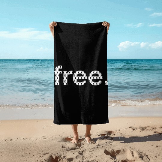Free Palestine – Subtle Solidarity Beach Towels