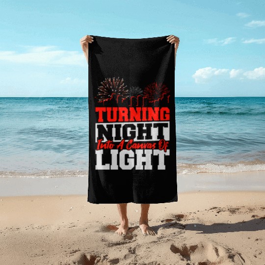 Pyrotechnician Firecracker Pyro Crew Beach Towels