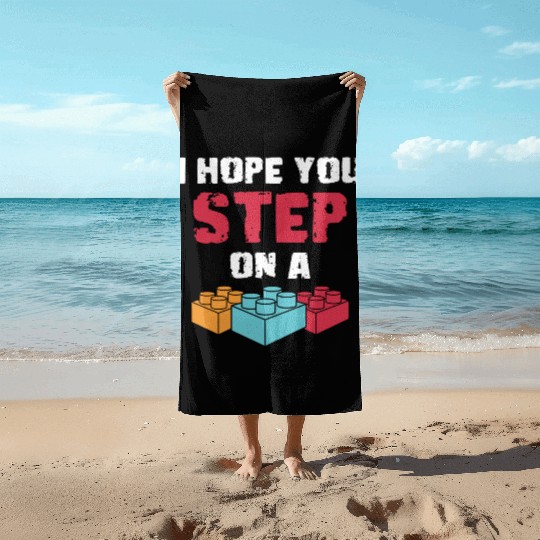 Blocks Playthings Games Miniature Building Beach Towels