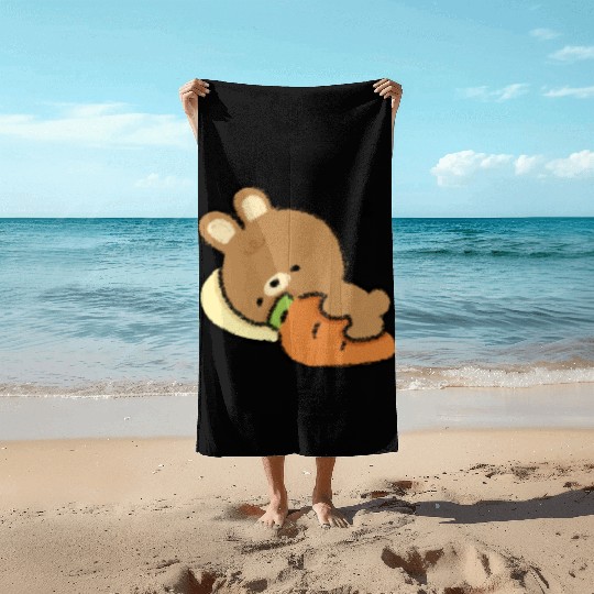 Bunny and Carrot Beach Towels