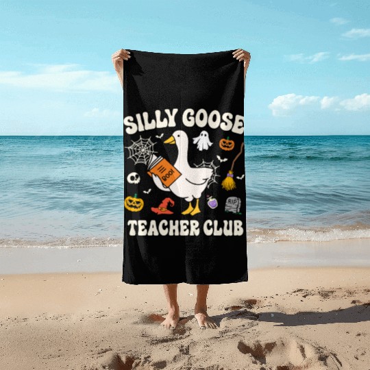 Silly Goose Teacher Club Beach Towels