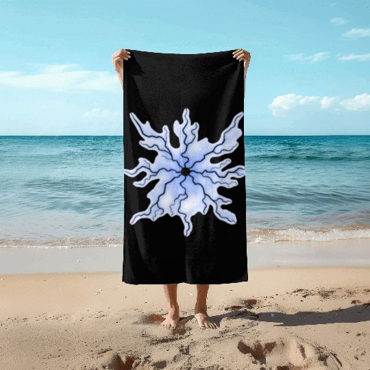 Electrifying energy: lightning bolt design Beach Towels