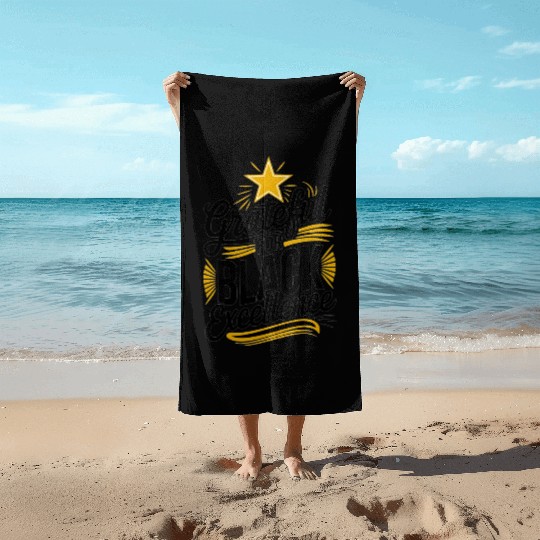 Grateful for Black Excellence Beach Towels