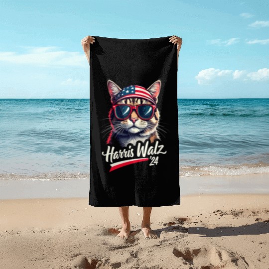 Cat Ladies for Kamala Beach Towels
