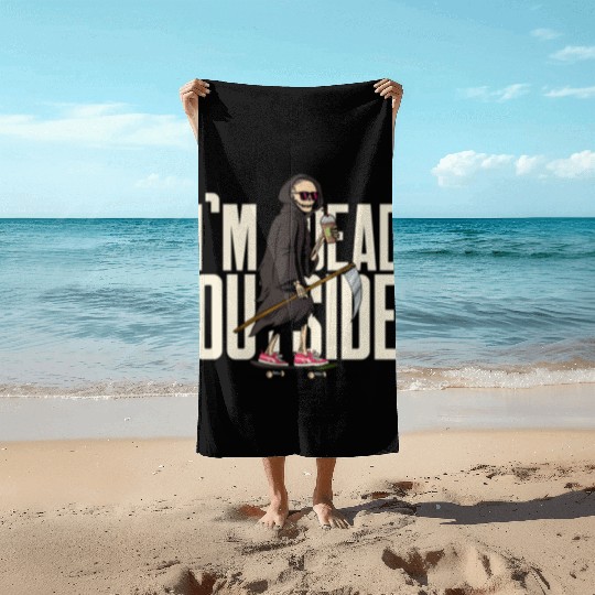 I'm Dead On Inside | Hilarious | Cheers to Comedy Beach Towels