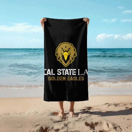 Cal State Los Angeles Golden Eagles Beach Towels