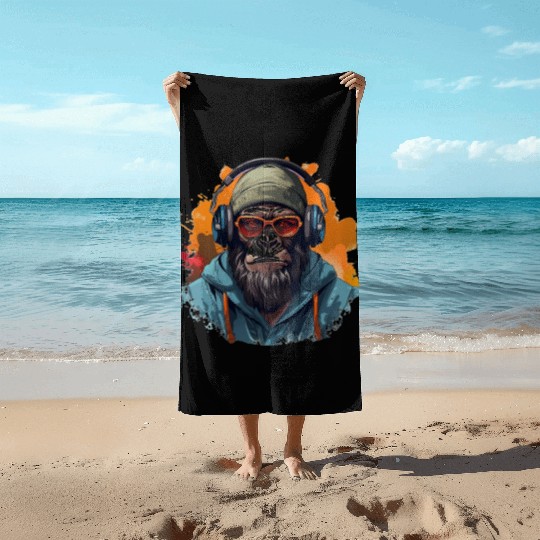 music, monkey, arctic monkeys, cool, band Beach Towels