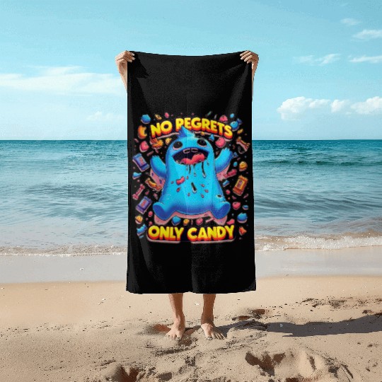 No Regrets Only Candy Beach Towels