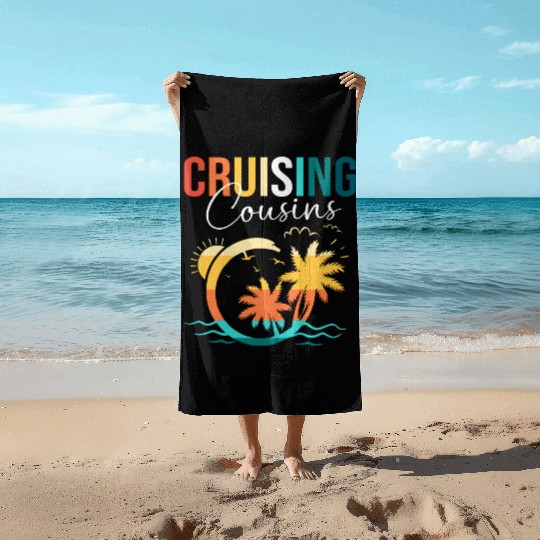 Family Cruise Mediterranean Cruising Cousins Beach Towels