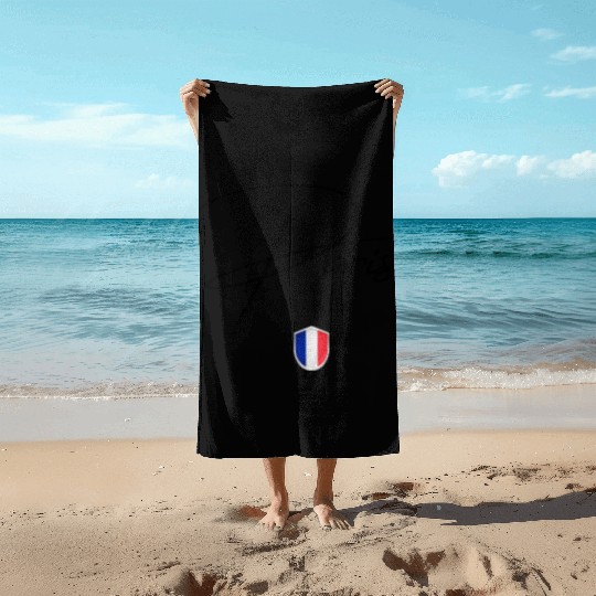 I love Paris, Paris France Beach Towels