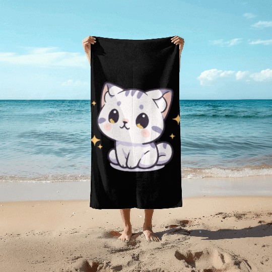 Meow Series: Soft-Spot Wonder Beach Towels