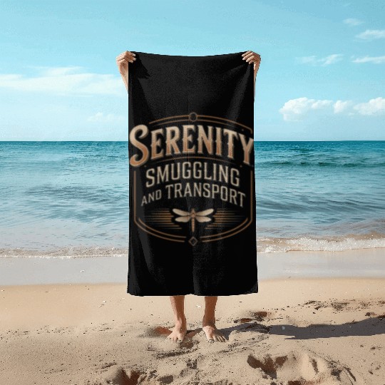 Vintage Serenity Smuggling And Transport Firefly Beach Towels