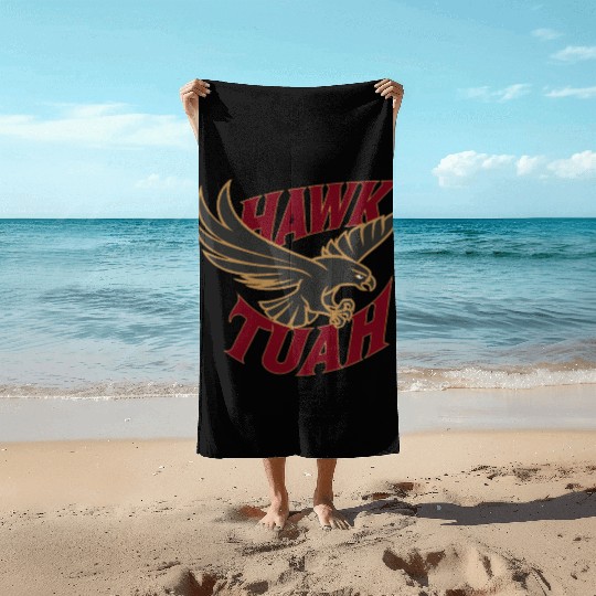 Hawk Tuah Apparel - Soar with Style Beach Towels