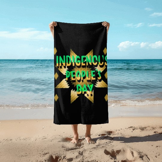 Indigenous People Logos Beach Towels