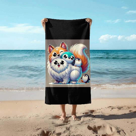 Frost Pals is a mix of a bunch of winter animals. Beach Towels