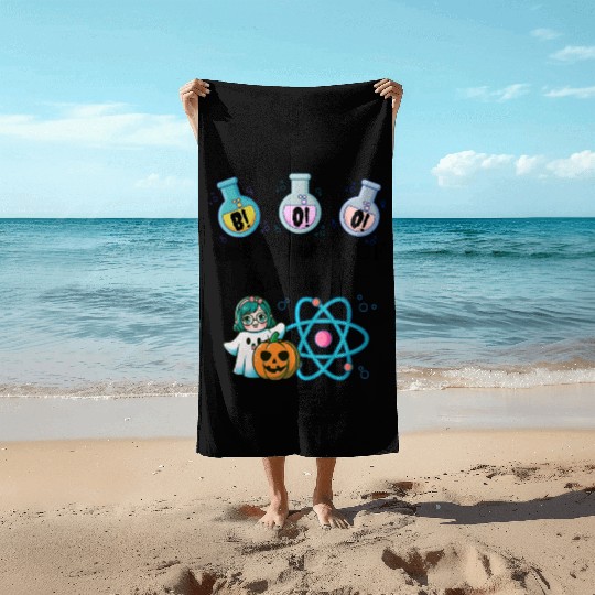 Chemistry Boo The Element Of Surprise Chemist Hall Beach Towels