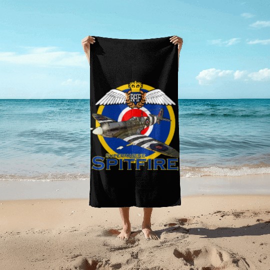 Supermarine Spitfire Beach Towels