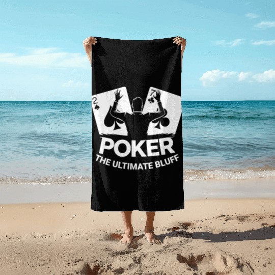 Poker The Ultimate Bluff Texas Holdem Poker Wear Beach Towels