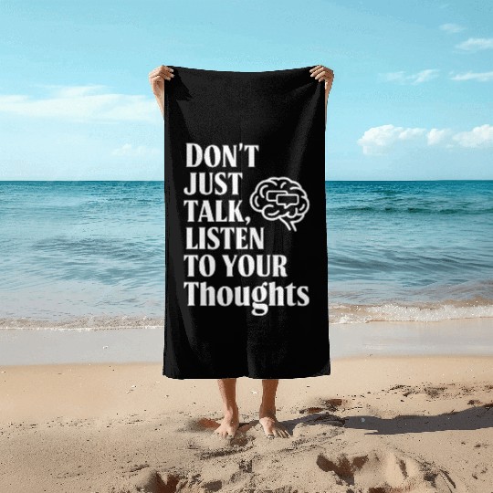 Understanding Psychology Mind and Behavior Beach Towels