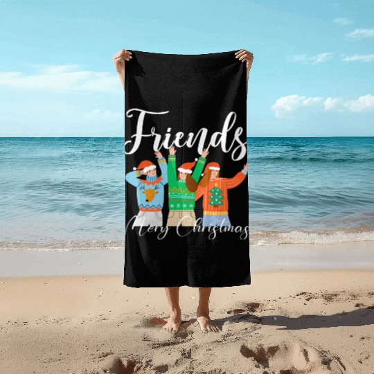Best Friends Christmas Beach Towels