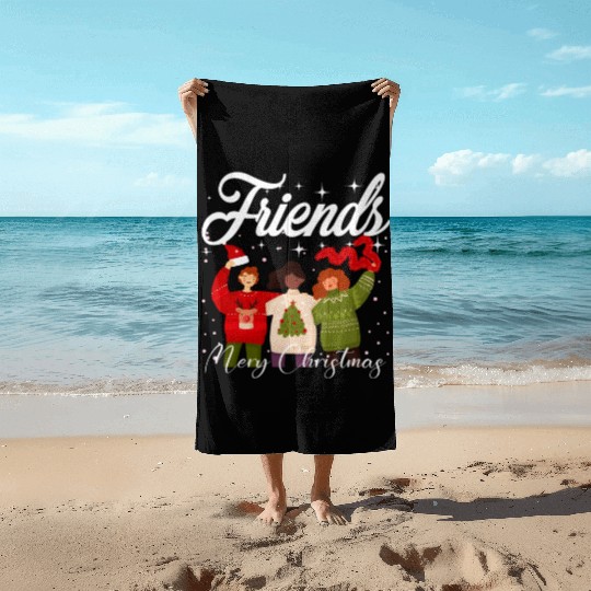 Best Friends Christmas Beach Towels