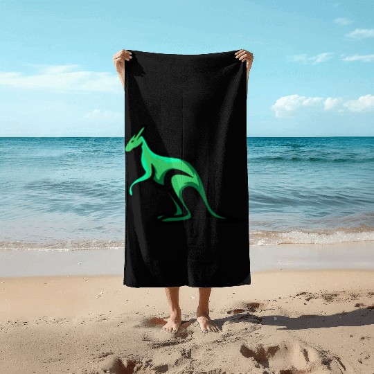 Jump into Style with Our Unique Kangaroo T Beach Towels