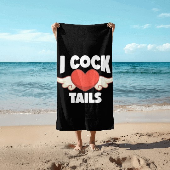 Funny I Love Cocktails 8 Beach Towels
