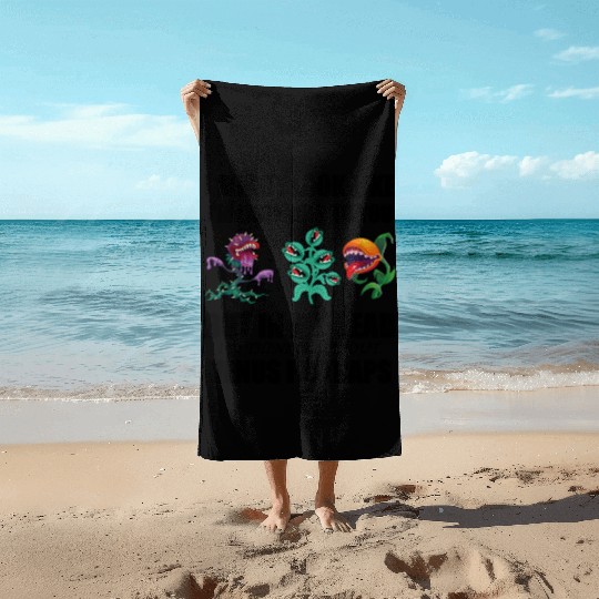 Venus flytrap lover's life! Beach Towels