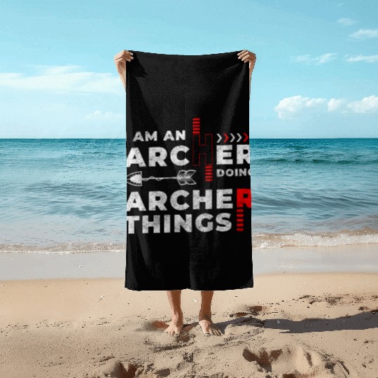 Archery Sports Bow Accuracy Quiver Beach Towels