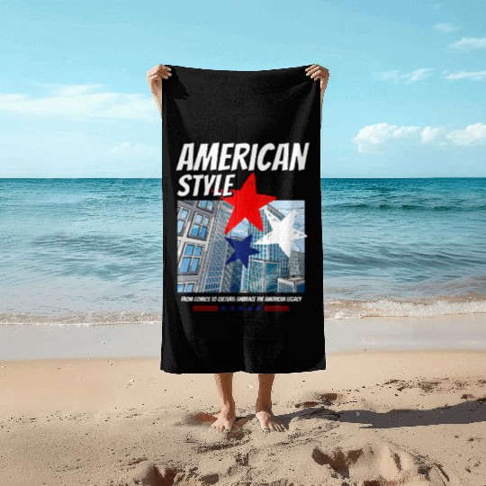 From Comics to Culture: Embrace the American style Beach Towels