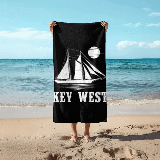 KEY-WEST FLORIDA Sailing Sunshine-State West Keys Beach Towels