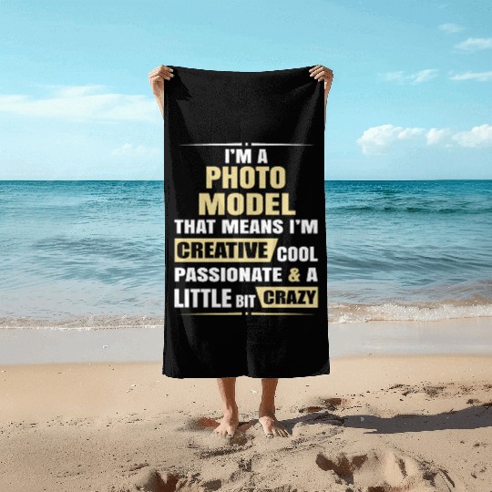 Photo Model Creative Cool And Crazy Beach Towels