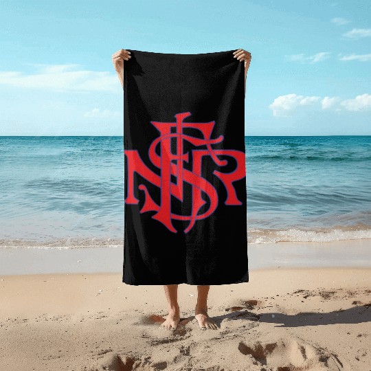 Our Lady of the Rosary of Fátima - NSRF monogram Beach Towels