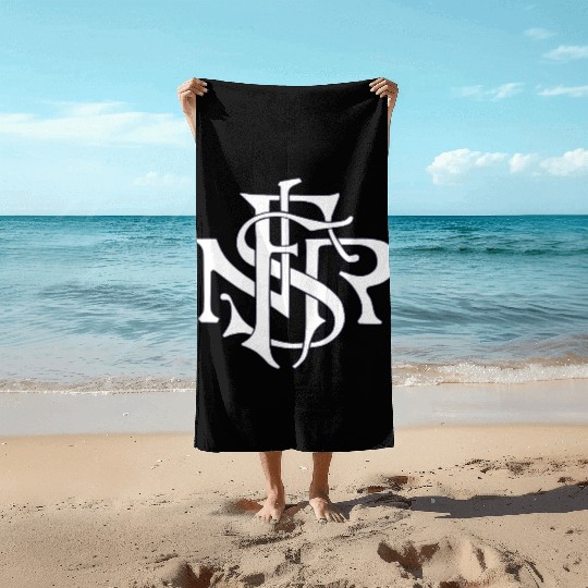 Our Lady of the Rosary of Fátima - NSRF monogram Beach Towels
