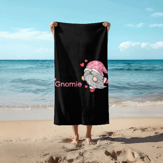 Gnomes Valentines Revelin, Valentines Retro Beach Towels